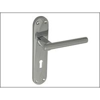 Backplate Handle Lock - Modular Chrome Finish