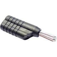 banana plug plug straight pin diameter 4 mm grey schnepp n 4041 l 1 pc ...