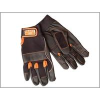 bahco power tool padded palm glove size 8