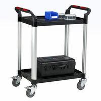 barton storage barton utility tray trolley 2 shelves