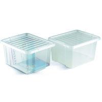 Barton Storage Topstore 012455/10 TopBox 35 Litre Containers with Lids (10 Pack)