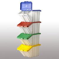 Barton Storage Barton Topstore Multi-Functional Containers with Mixed Colour Lids