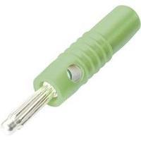 banana plug plug straight pin diameter 4 mm green schnepp s 4004 l 1 p ...