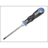 Bahco Tekno+ Pozidriv Screwdriver 1.pt x 100mm Hex Shank