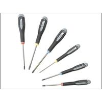 Bahco BE-9886 Ergo Screwdriver Set 6 Piece PZ/PH/FL