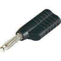 Banana plug Plug, straight Pin diameter: 4 mm Black Schnepp S 4041 L sw 1 pc(s)