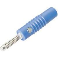 Banana plug Plug, straight Pin diameter: 4 mm Blue Schnepp S 4004 S 1 pc(s)