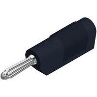 Banana plug Plug, straight Pin diameter: 4 mm Black SKS Hirschmann BSB 20 K 1 pc(s)