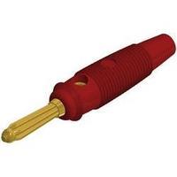 banana plug plug straight pin diameter 4 mm red sks hirschmann buela 3 ...