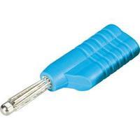 Banana plug Plug, straight Pin diameter: 4 mm Blue Schnepp S 4041 L bl 1 pc(s)