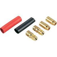 Banana plug Plug, straight, Socket, straight Pin diameter: 6 mm Red, Black Schnepp DS 6 1 pc(s)