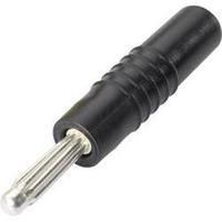 banana plug plug straight pin diameter 4 mm black schnepp s 4000 l 1 p ...