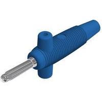 Banana plug Plug, straight Pin diameter: 4 mm Blue SKS Hirschmann Buela 300 K 1 pc(s)