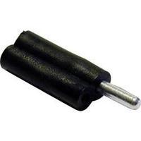 Banana plug Plug, straight Pin diameter: 2 mm Black Schnepp F 2020 1 pc(s)