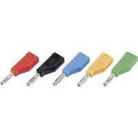 Banana plug Plug, straight Pin diameter: 4 mm Red SCI 1 pc(s)