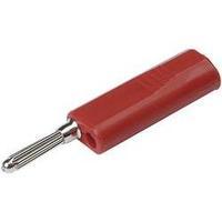 Banana plug Plug, straight Pin diameter: 4 mm Red SKS Hirschmann BSB 300 1 pc(s)