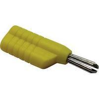 banana plug plug straight pin diameter 4 mm yellow schnepp n 4041 l 1  ...