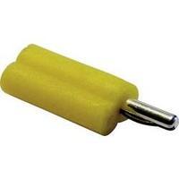 Banana plug Plug, straight Pin diameter: 2 mm Yellow Schnepp F 2020 1 pc(s)