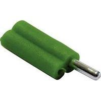 Banana plug Plug, straight Pin diameter: 2 mm Green Schnepp F 2020 1 pc(s)