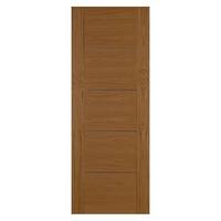 bamburgh 5 panel oak veneer interior fire door 78in x 27in x 44mm 1981 ...