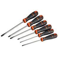 BAHCOFIT Screwdriver Set of 6 Slotted / Pozi