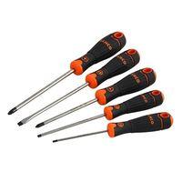 bahcofit screwdriver set of 5 slotted pozi