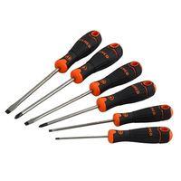BAHCOFIT Screwdriver Set of 6 Slotted / Phillips