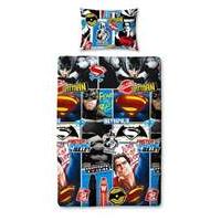 batman vs superman single rotary duvet set