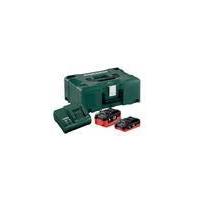 Battery set (LIHD), with 2 batteries and charger Metabo