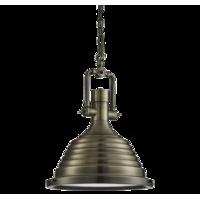 Basilica Bell-Shaped Pendant Light - Antique Brass