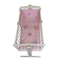 Babyco Dottie Collection 2 Pieces Crib Set for Newborn-Pink