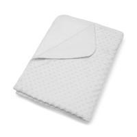 Baroo Luxury Bubble Fleece Pram Blanket-White