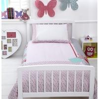 Baroo Cot Bed Duvet Cover & Pillowcase Set-Sweet Pea