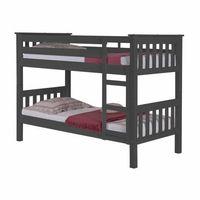 barcelona graphite bunk bed small single