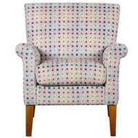 Balmoral Fabric Accent Chair Confetti