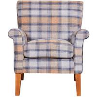 Balmoral Fabric Accent Chair Cornflower