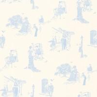 Barneby Gates Wallpapers Promenade Wedgwood Blue, BG0200201