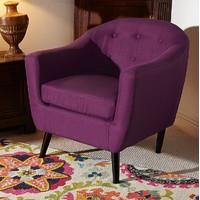 Bagru Purple Cosy Chair