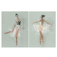 ballerina multicolour canvas art set w57cm h77cm