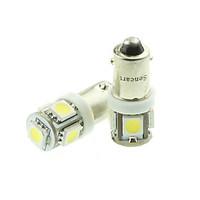 BAX9S H6W LED Blue/Red/Warm White/Green/Yellow/White 1.5W 5X5050SMD 90LM for Car Light Bulb (DC12-16V)