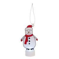 Battery Operated LED Snowman Indoor Silhouette