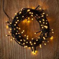 Battery Operated 120 Warm White LED String Lights