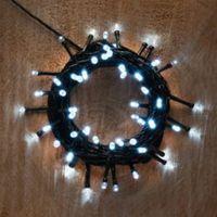 Battery Operated 50 Ice White LED String Lights