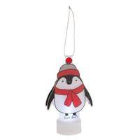 Battery Operated LED Penguin Indoor Silhouette
