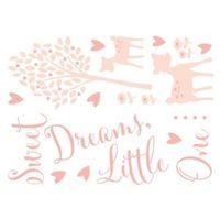 Baby Colours Little Deer Pink Wall Sticker