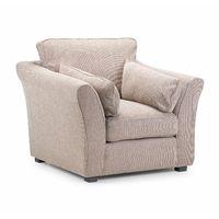 barley fabric armchair beige