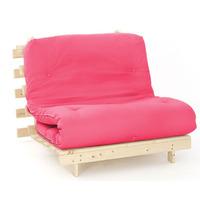 baltic futon set single pink