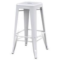 bar chair high chairs bar stools square 2 pcs white