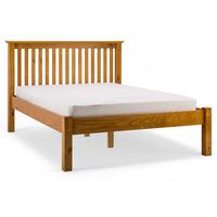 barcelona bed frame low foot end double solid pine