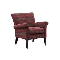 Balmoral Check Pattern Accent Chair